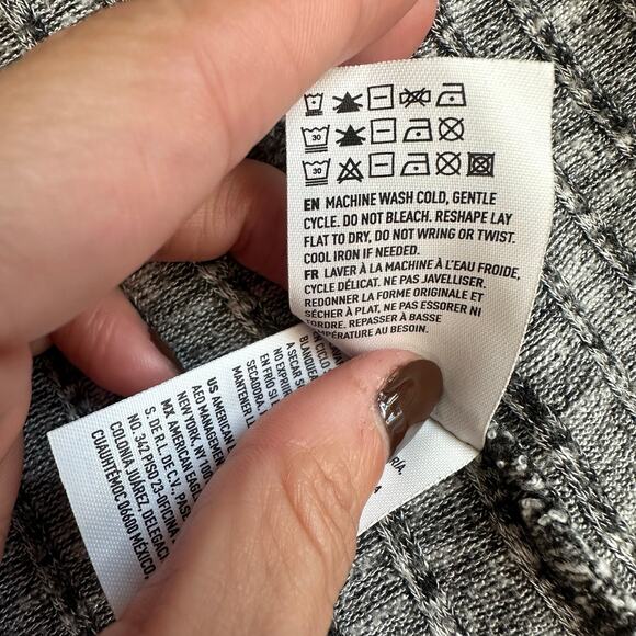 American Eagle Outfitters Gray, Long, Open Knit Cardigan- M - Picture 5 of 8